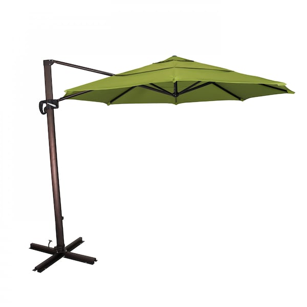 California Umbrella 11' Bronze Aluminum Cantilever Patio Umbrella, Sunbrella Macaw 194061337837 - main